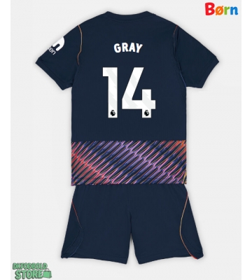 Tottenham Hotspur Archie Gray #14 Replika Babytøj Udebanesæt Børn 2026-27 Kortærmet (+ Korte bukser)
